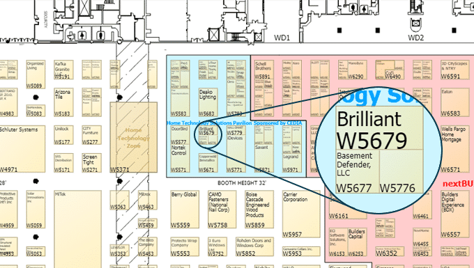 Basement Defender at International Builders Show 2022 Booth W5677