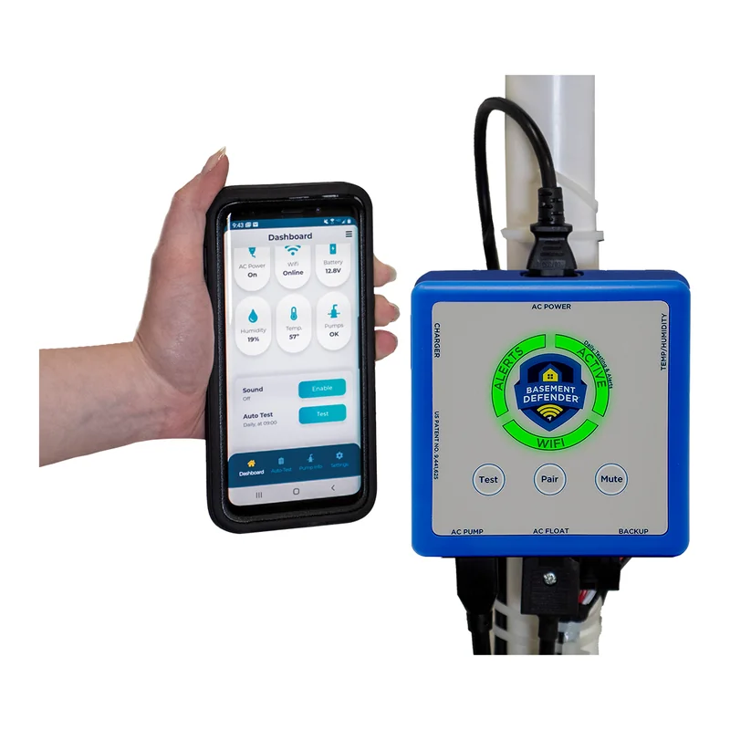 Basement Defender Unit Only Kit with the Basement Defender unit and sensors